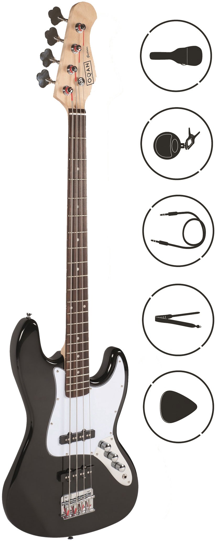 QBE-JB35 BK BASS PACK