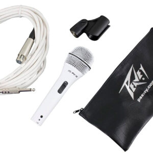 PEAVEY PV®I 2W WHITE MICROPHONE – 1/4” CABLE