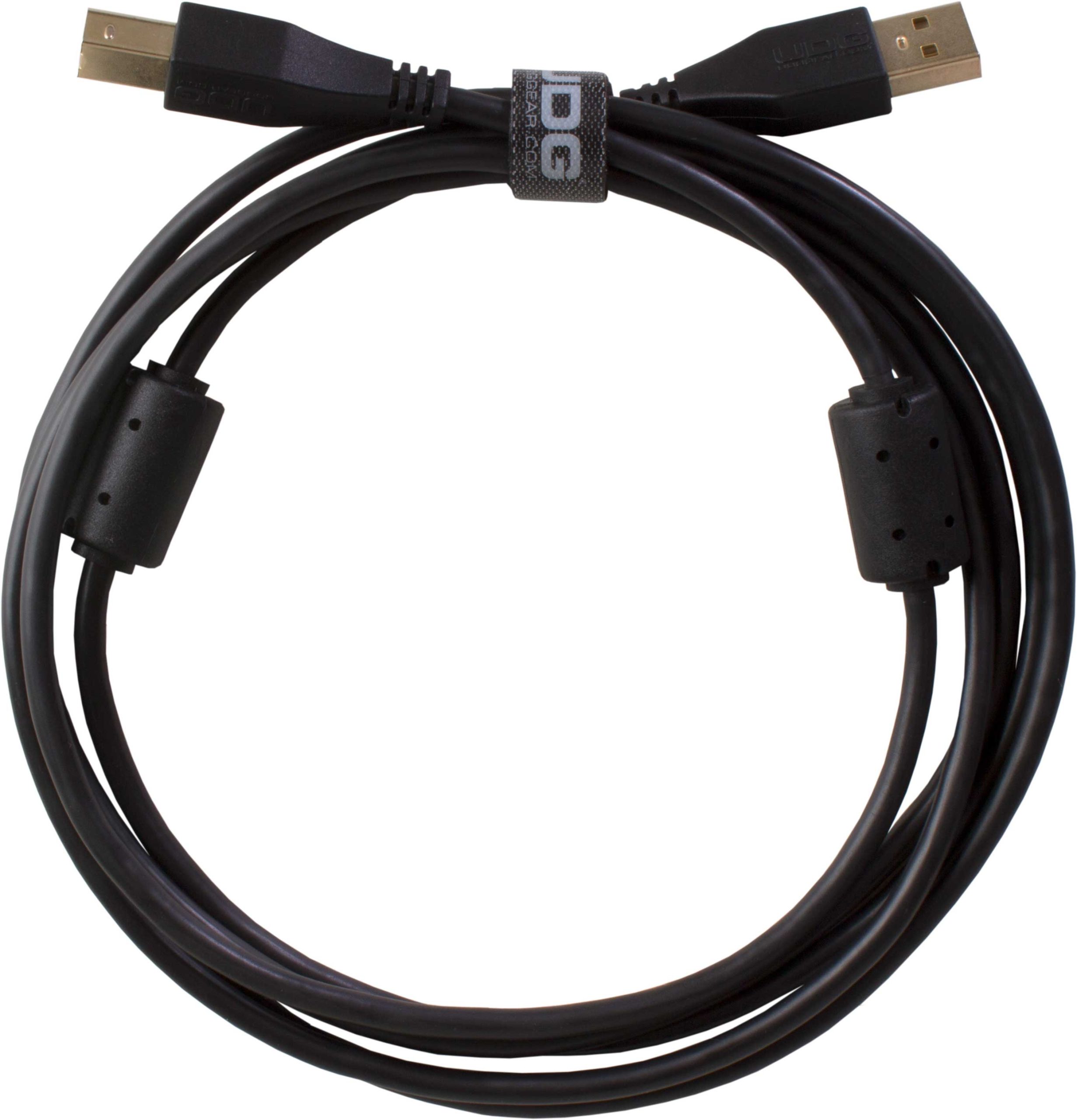 U95001BL - ULTIMATE AUDIO CABLE USB 2.0 A-B BLACK STRAIGHT 1M