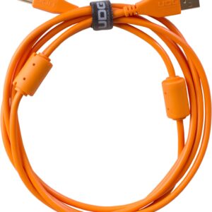 U95003OR - ULTIMATE AUDIO CABLE USB 2.0 A-B ORANGE STRAIGHT 3M