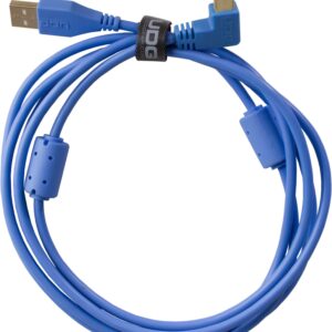 U95005LB - ULTIMATE AUDIO CABLE USB 2.0 A-B BLUE ANGLED 2M