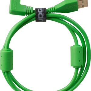 U95005GR - ULTIMATE AUDIO CABLE USB 2.0 A-B GREEN ANGLED 2M