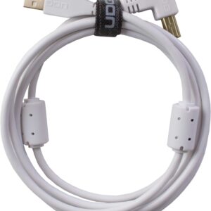 U95006WH - ULTIMATE AUDIO CABLE USB 2.0 A-B WHITE ANGLED 3M