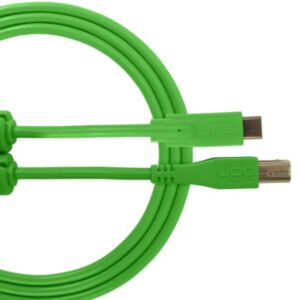 U96001GR - ULTIMATE AUDIO CABLE USB 2.0 C-B GREEN STRAIGHT 1,5M