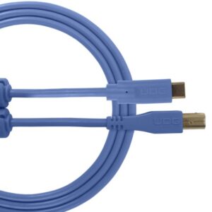 U96001LB - ULTIMATE AUDIO CABLE USB 2.0 C-B BLUE STRAIGHT 1,5M