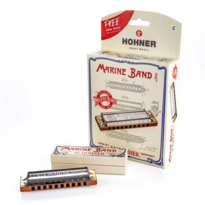 HOHNER MARINE BAND 125TH ANNIVERSARY C BOX