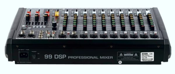 Mezclador EK 12 canales con Efectos, Reproductor USB/MP3 y EQ General - Imagen 3